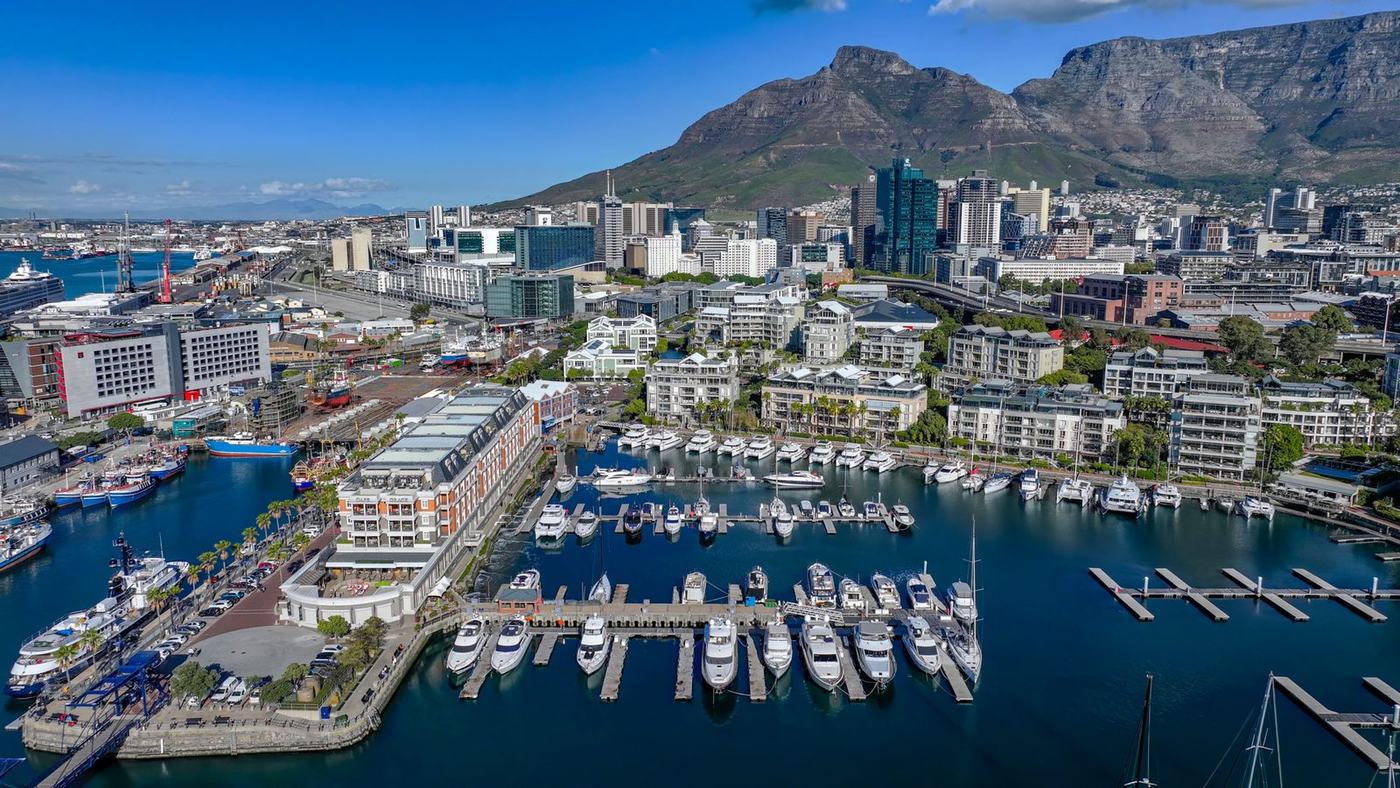 V&A Waterfront harbour, Cape Town